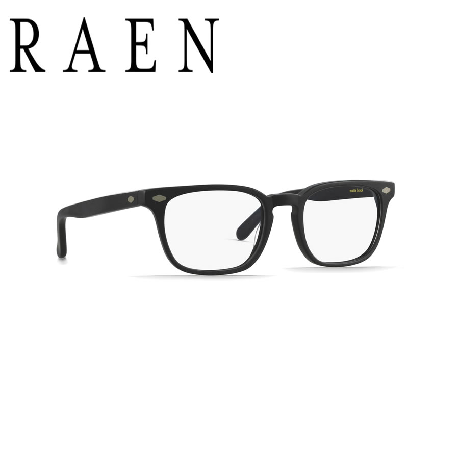  RAEN Optics レーン レイン メガネ / DOHENY 50 - CLEAR DEMO - MATTE BLACK / 正規代理店 / / DOH-118-CLR / 送料無料 RAENのメガネ メンズ レディース かわいい 伊達メガネ 眼鏡 クリアレンズ