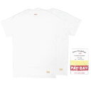 PAY DAY(ペイデイ)/ 半袖Tシャツ 2枚入り パックTEE / 2T-SHIRTS BALUE PACK / PDH-017 / メンズ 無地 白 ホワイト セット 【t79】