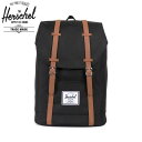 [正規品 無料ギフトラッピング可] Herschel Supply ハーシェルサプライ / バックパック リュックサック 鞄 / Retreat リトリート - BLACK / 19.5L / 送料無料 ブラック 黒 メンズ レディース デイパック リュック ハーシェルのリュック 【t79】