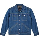 BRIXTON ( ブリクストン ) アウター 裏地付き デニムジャケット / HARLAN JACKET - WASHED INDIGO 03150 / メンズ Gジャン スケートボード スケボーブランド アパレル サーフブランド カリフォルニア　アメカジ BRIXTONのジャケット 