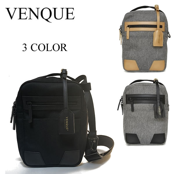 VENQUE (ヴェンク) / 防水 ボディーバッグ ポーチ / CROSSBODY - 3カラー展開 / 国内正規取扱店 / 1年間製品保証付き / 防水 メンズ ビジネス カジュアル 大容量 レザー 本革 ベンク 