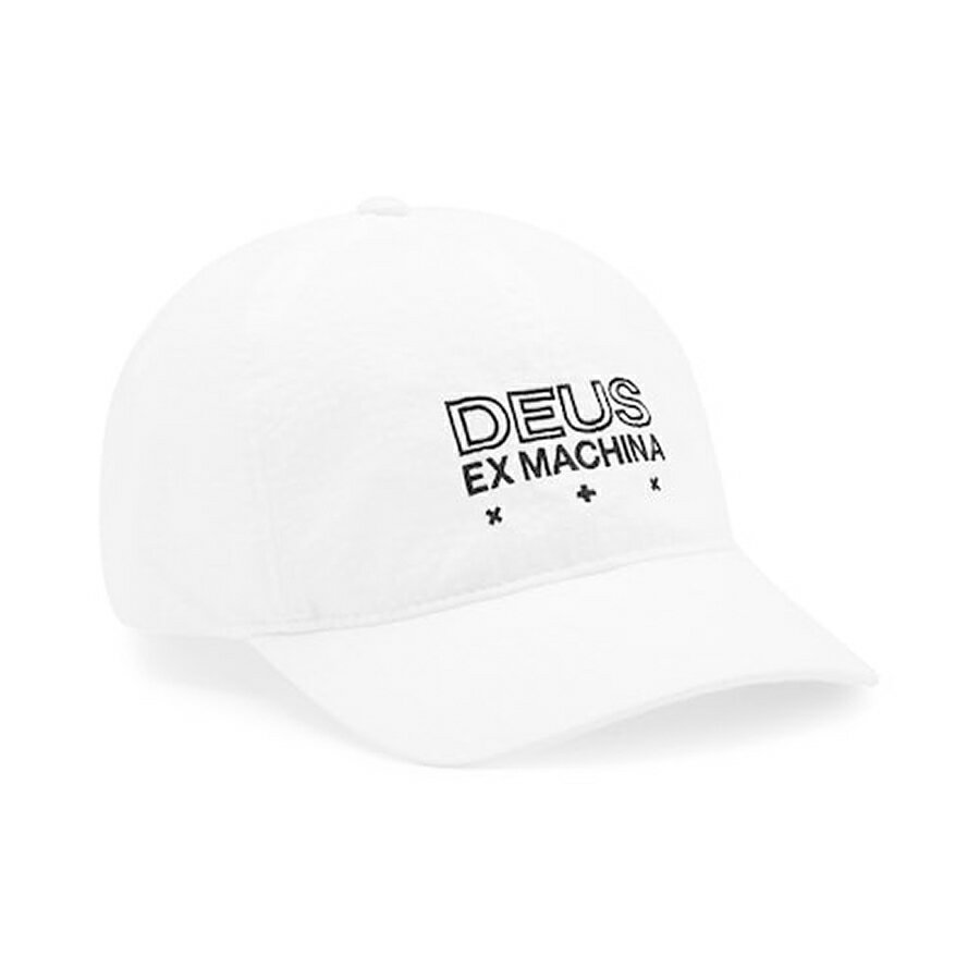 [正規品 無料ラッピング可]DEUS EX MACHINA ( デウスエクスマキナ ) 6パネルキャップ 帽子 / DALVEY CAP - WHITE / DMP87100 / メンズ　レディース ユニセックス 帽子 デウス エクス マキナ DEUSのキャップ 18SS 【t79】