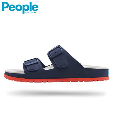 PEOPLE FOOTWEAR (ピープル フットウェア) / コンフォートサンダル EVA素材 メンズ レディース / LENNON - MARINER BLUE x YETI WHITE / NC04-114 ツーストラップサンダル おしゃれ ぺたんこ 小さいサイズ 歩きやすい ローヒール 【t79】