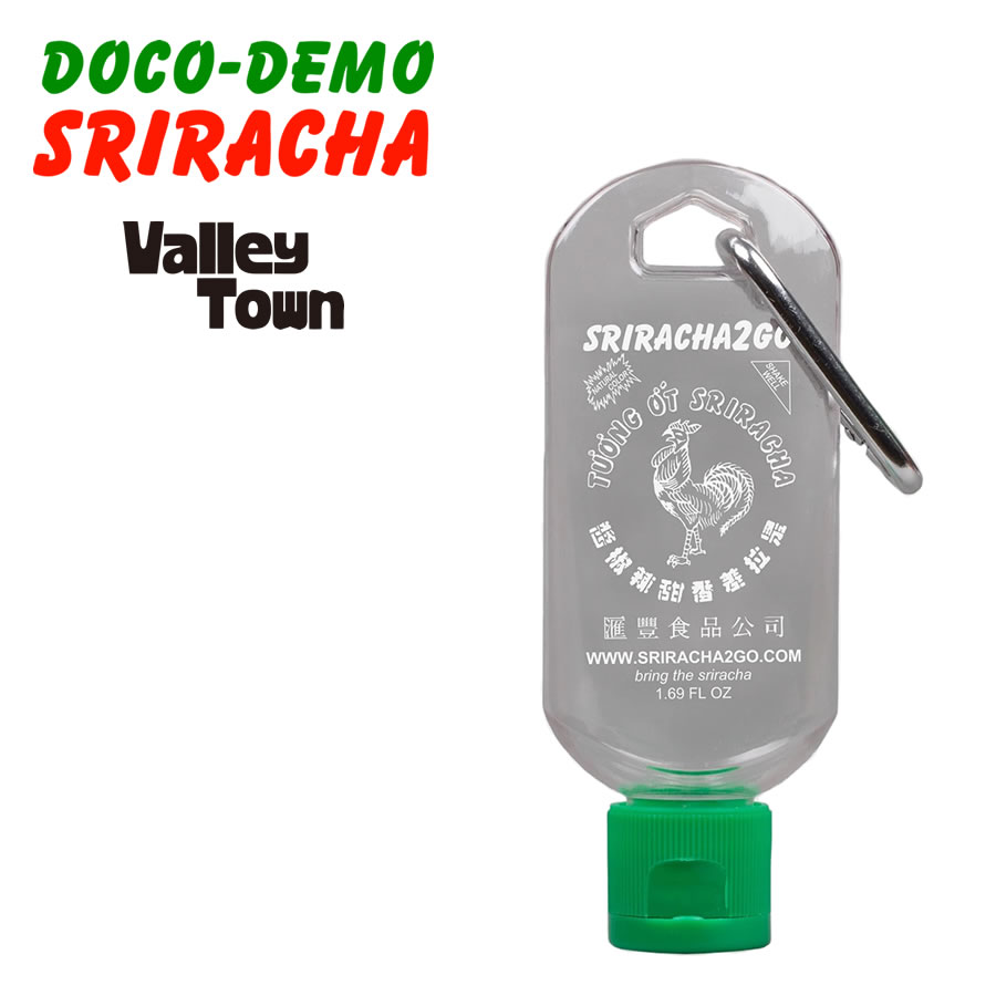 PACIFIC STANDARD TIME x ALL GOOD STORE / VALLEY TOWN ドコデモシラチャー キーリング / VALLEY TOWN / DOCO-DEMO SRIRACHA KEYRING / シラチャーソース HUY FONG FOOD SRIRACHA2GO キーホルダー