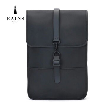 RAINS （レインズ）北欧ブランド 防水バッグ リュックサック / BACKPACK MINI - BLACK / 53209-1-02008 99 / 防水バックパック 防水リュックサック メンズ レディース かわいい 通勤 ママバッグ ママリュック おしゃれ 使いやすい RAINSのリュックサック ブラック【t79】