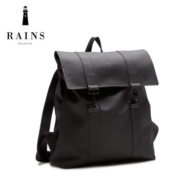 RAINS （レインズ） / バッグ　防水 バックパック リュックサック / MSN BAG - BLACK / 53209-1-02108 99/ 防水バックパック 防水リュックサック メンズ レディース かわいい 通勤 通学 ママバッグ ママリュック レーンズ おしゃれ 使いやすい 黒 ブラック【t79】