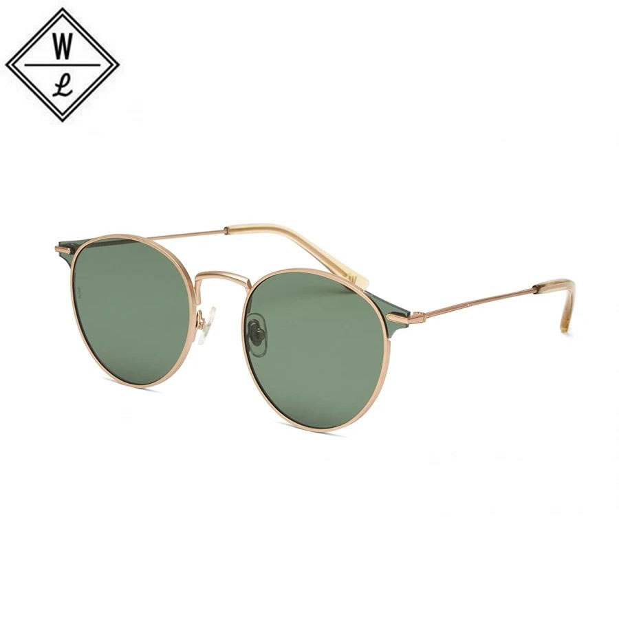 楽天タータスストアー大阪[国内正規品 無料ラッピング可]WONDERLAND （ワンダーランド） サングラス / MORENO VALLEY - Antique Rose Gold x Green Lens/ MORENO VALLEY 02 / 送料無料 ユニセックス カラーレンズ WONDERLANDのサングラス　メンズ レディース UVカット かわいい 【t79】