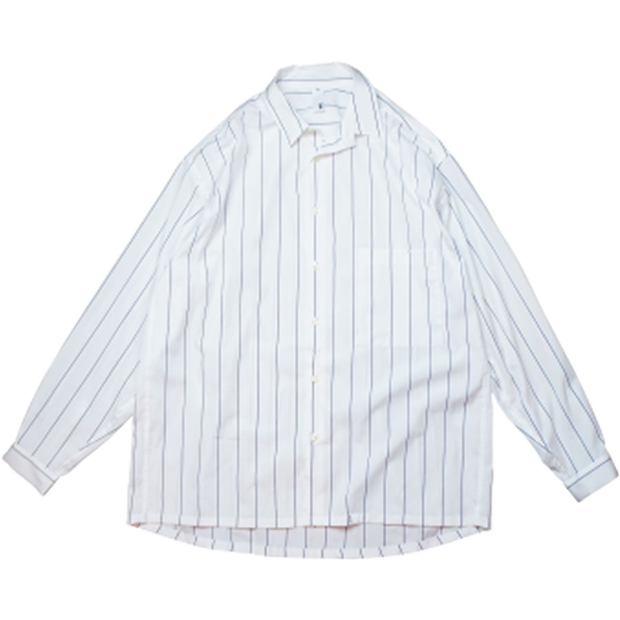 楽天タータスストアー大阪WAX（ワックス） / THE HARD MAN（ザハードマン） / 長袖シャツ ストライプ / STRIPE SPRING SHIRTS - NAVY / WX-0086 / メンズ THM 【t79】