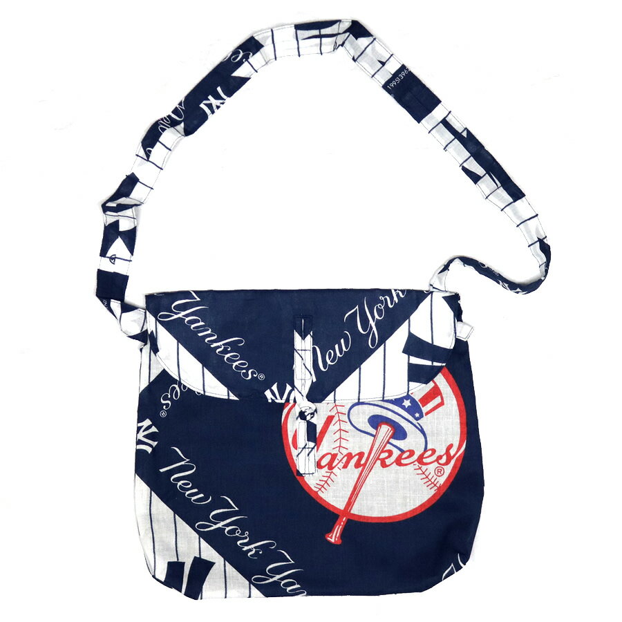 INFIELDER DESIGN(インフィールダーデザイン) / ミニショルダーバッグ バンダナ ポーチ 鞄 / BANDANA SHOLDER - BASEBALL(NY YANKEES) / B-67 New York Yankees ニューヨークヤンキース メジャーリーグ 野球 アメリカ 鞄 【t79】