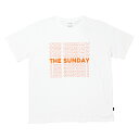 TURN ME ON(ターンミーオン) / 半袖 Tシャツ / THE SUNDAY - WHITE2(ORANGE) / 120-398 / メンズ 