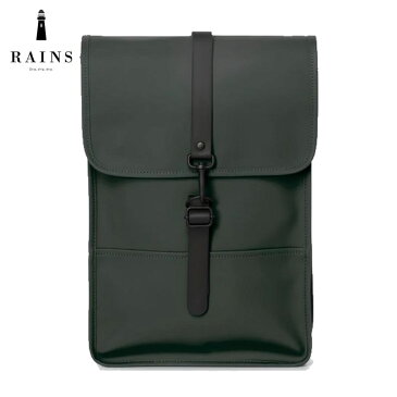 RAINS （レインズ） / バッグ　防水 バックパック リュックサック / BACKPACK MINI - GREEN / 53209-1-02008 46 / 防水バックパック 防水リュックサック メンズ レディース かわいい 通勤 ママバッグ ママリュック おしゃれ 使いやすい RAINSのリュックサック【t79】