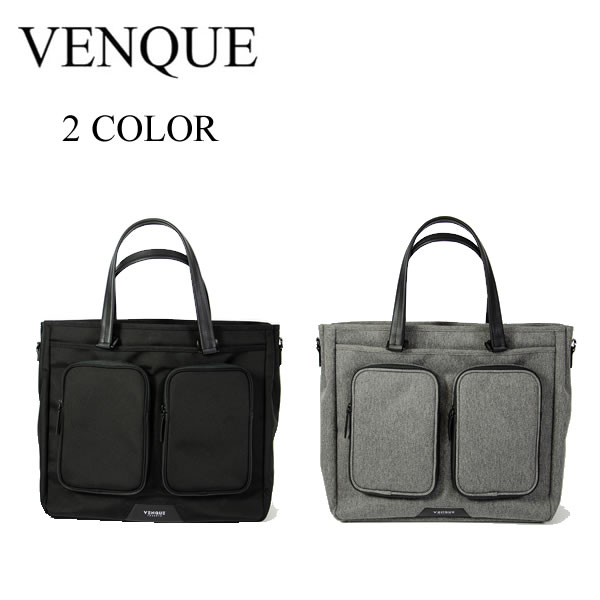 楽天タータスストアー大阪VENQUE （ヴェンク） / 2WAY トートバッグ ショルダーバッグ / TOTE - 2カラー展開 / 国内正規取扱店 / 1年間製品保証付き リュックサック 防水 撥水 メンズ レディース ビジネスリュック カジュアル 大人 綺麗め レザー 人気 通勤 通学 PC パソコン バッグベンク