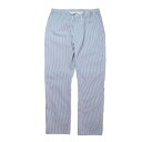 WAX(bNX) / THE HARD MAN(Un[h}) / C[W[pc / COOL MAX RELAX PANTS - WHITE x NAVY / WX-0140 / Y THM yt79z