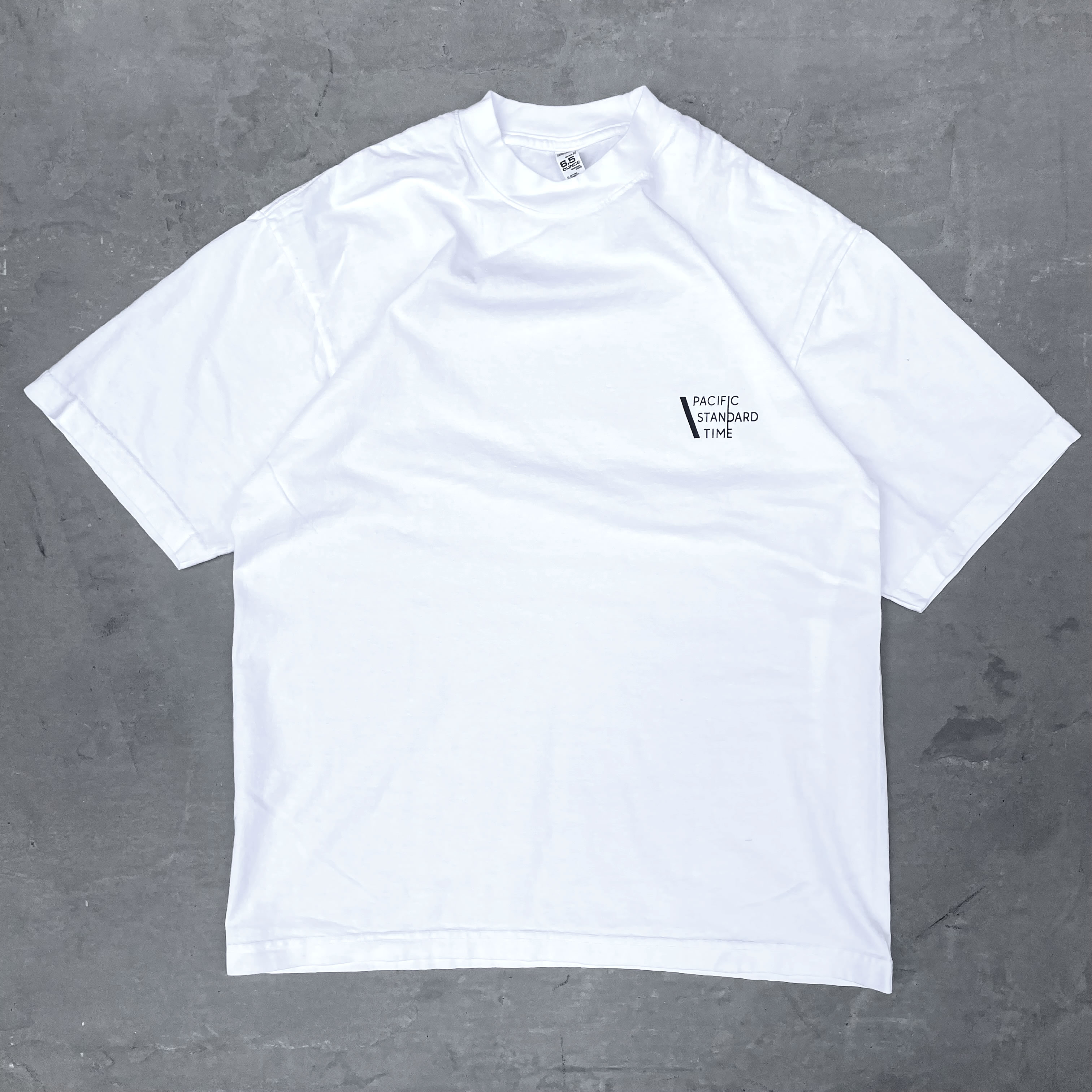 PACIFICSTANDARDTIME/LOGOSS2PACKTEE-2枚組半袖Tシャツカラー組み換え可/半袖Tシャツ/MADEINUSA/カリフォルニアLAサーフブランドスケートブランドWHITEBLACK白黒ホワイトブラックロスアパLOSANGELESAPPARELLAAPPARELロサンゼルスアパレル