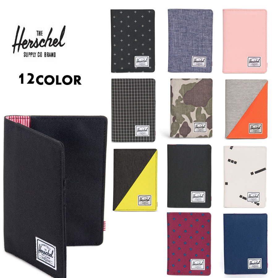 正規品 無料ギフトラッピング可 Herschel Supply ハーシェルサプライ ハーシェル パスポートケース カバー / Raynor / 13カラー展開 / 手帳カバー メモ帳カバー B7サイズ カバー 【t79】