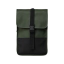 RAINS （レインズ） / バッグ 防水 バックパック リュックサック / BUCKLE BACKPACK MINI - GREEN - GREEN / 55219-1-01370 03 / 55219101370 / メンズ レディース かわいい 通勤 ママバッグ ママリュック おしゃれ カーキ オリーブ アーミーグリーン【t79】