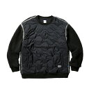 LIBERAIDERS(xC_[X) / ȃLeBO {At[X ZbgAbv / PILE FLEECE CREWNECK - BLACK / 723022103 / Y