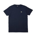 正規品 無料ラッピング可 DEUS EX MACHINA ( デウスエクスマキナ ) / 半袖 Tシャツ / SHIELD STANDARD TEE - NAVY / DMF201877 / メンズ デウス エクス マキナ DEUSのTシャツ ネイビー 紺