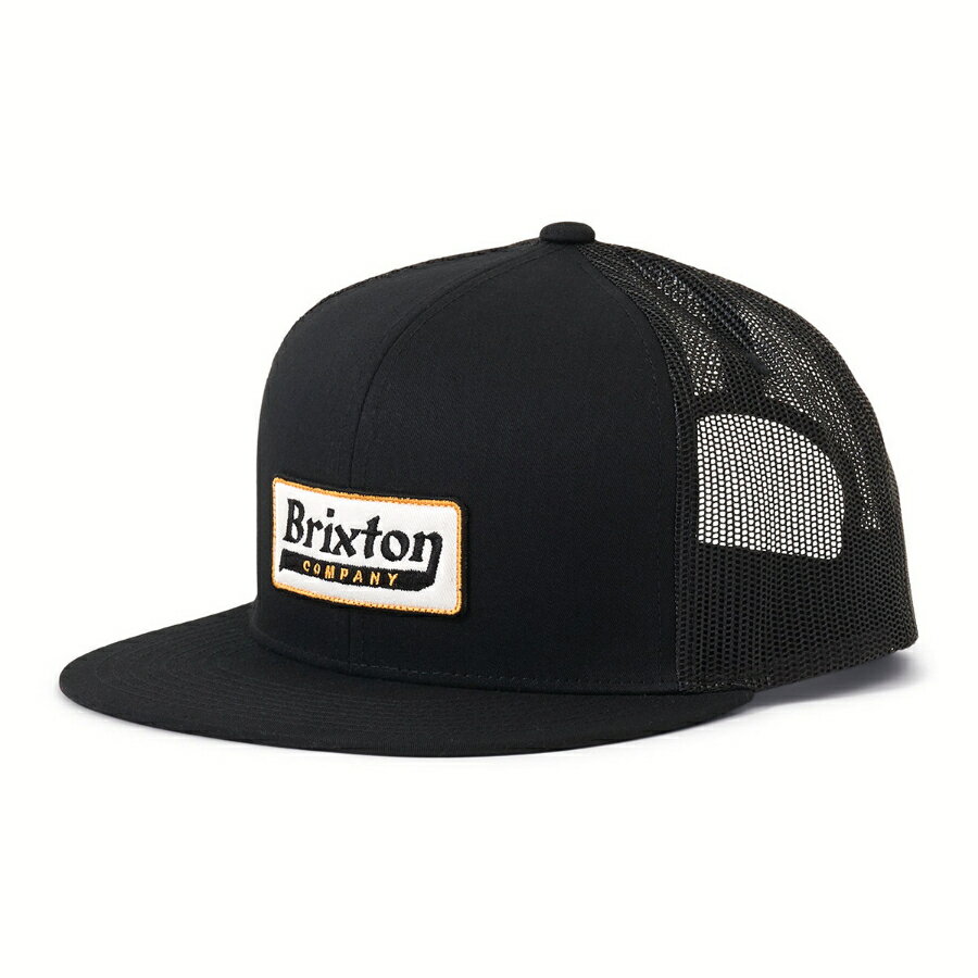 BRIXTON ( ブリクストン ) / スナップバック メッシュキャップ 帽子 / STEADFAST HP MESH CAP - BLACK / 11072-BLACK / メンズ スケートボード スケボー アパレル サーフ ブランド カリフォルニア　アメカジ BRIXTONのキャップ 