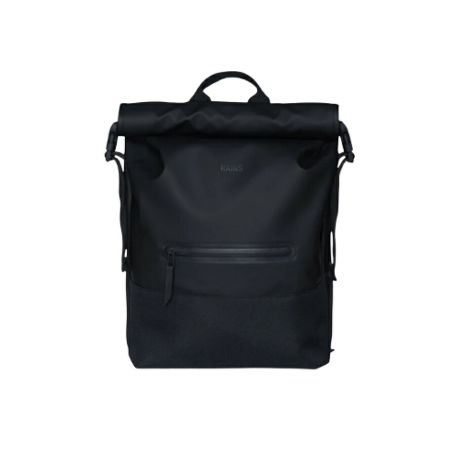 RAINS (レインズ) / バッグ　防水 バックパック リュックサック / BUCKLE ROLLTOP RUCKSACK - BLACK / 55229-1-01372 01 / ブラック 黒 大人 人気 メンズ レディース かわいい 通勤 通学 ママバッグ ママリュック レーンズ おしゃれ【t79】