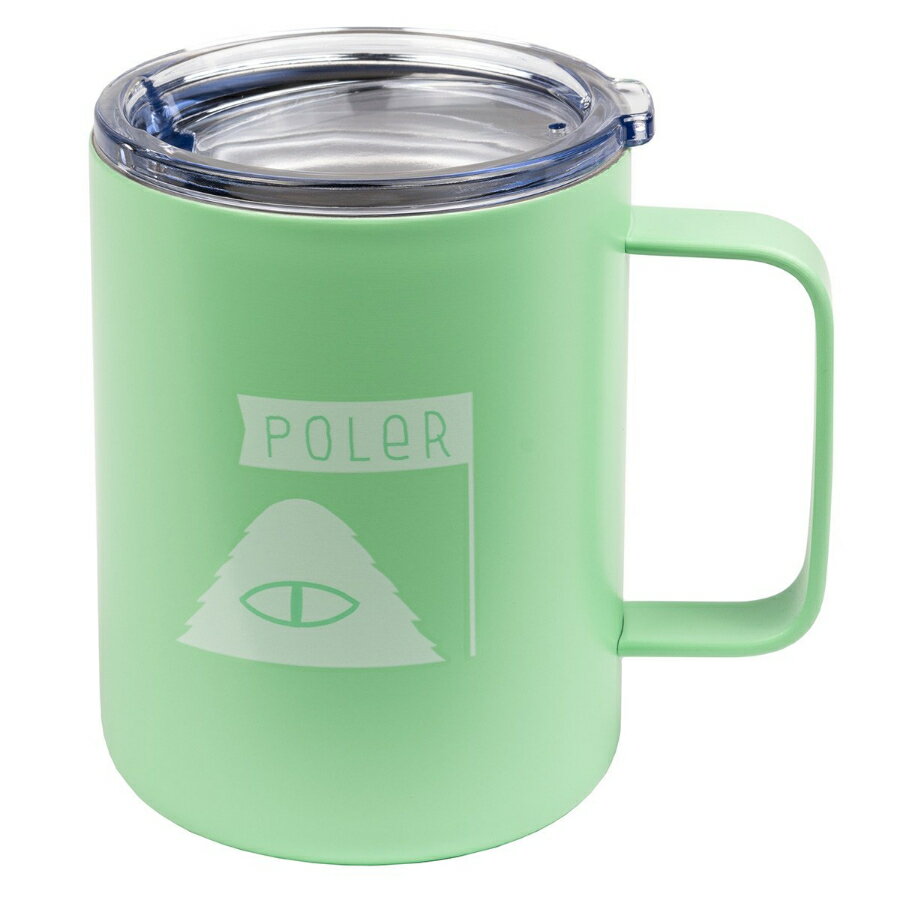 Poler Camping Stuff(ポーラー キャンピング スタッフ) / 真空断熱構造 蓋付き マグカップ コップ / INSULATED MUG - MINT