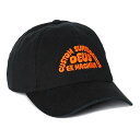 正規品 無料ラッピング可 DEUS EX MACHINA ( デウスエクスマキナ ) / キャップ 帽子 / LOCATIONS DAD CAP - BLACK / DMP2271571 / メンズ レディース ユニセックス デウス エクス マキナ DEUSのキャップ 22SS