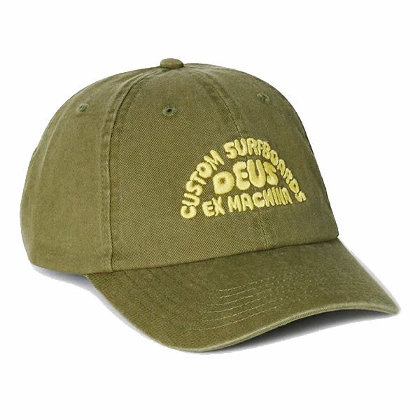 [正規品 無料ラッピング可]DEUS EX MACHINA デウスエクスマキナ / キャップ 帽子 / LOCATIONS DAD CAP - CLOVER GREEN / DMP2271571 / メンズ レディース ユニセックス デウス エクス マキナ D…