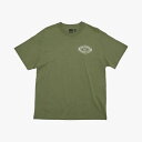 DEUS EX MACHINA ( デウスエクスマキナ ) / 半袖 Tシャツ / HARLEM TEE - LICHEN GREEN / DMS2011417B / メンズ デウス エクス マキナ DEUSのTシャツ カーキグリーン グリーン 緑