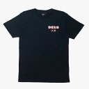 正規品 無料ラッピング可 DEUS EX MACHINA ( デウスエクスマキナ ) / 半袖 Tシャツ / THINKER TEE - NAVY / DMS2011411B / メンズ ネイビー サーフブランド 黒 紺