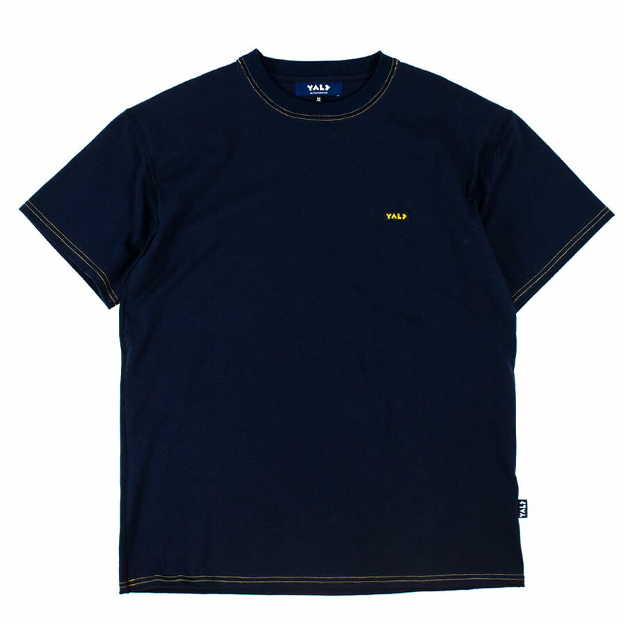 YALP by PLAY DESIGN (ヤルプ) / 半袖Tシャツ / STITCH SS TEE - NAVY / Y22S0STST / メンズ P01 ネイビー