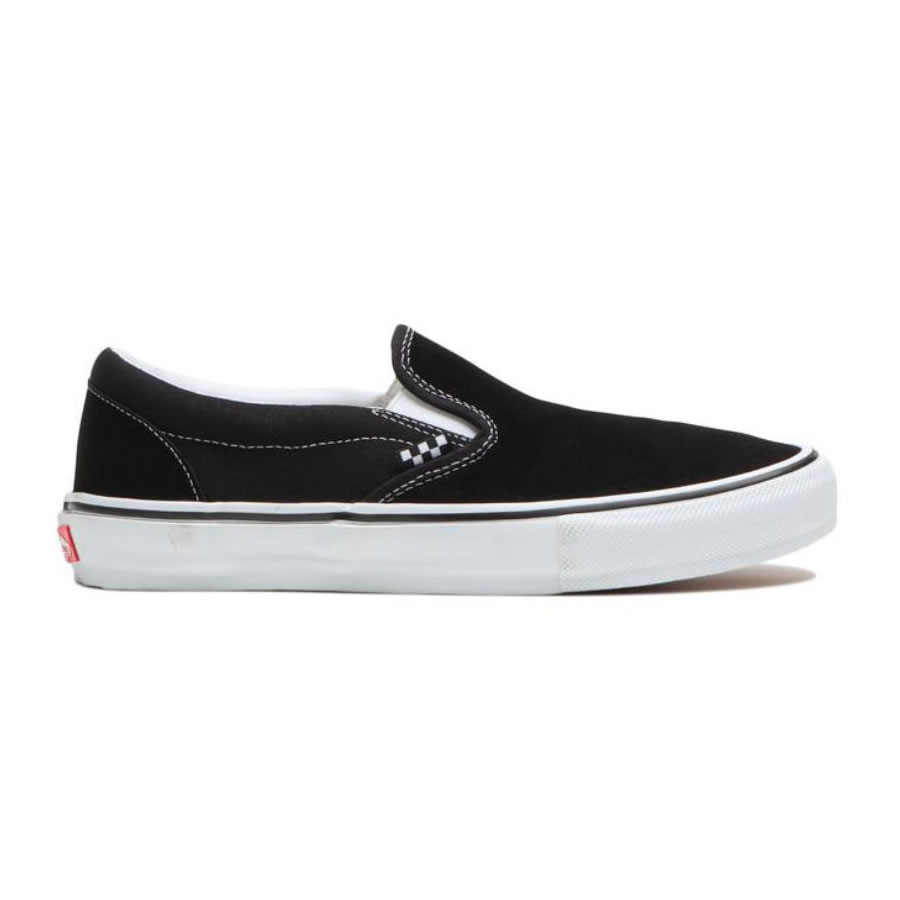 VANS バンズヴァンズ / ローカットスニーカー スリッポン / SKATE SLIP-ON - BLACK x WHITE / VN0A5FCAY28 / メンズ SKATEBOARDINGライン スケートボーディングライン ブラック 黒