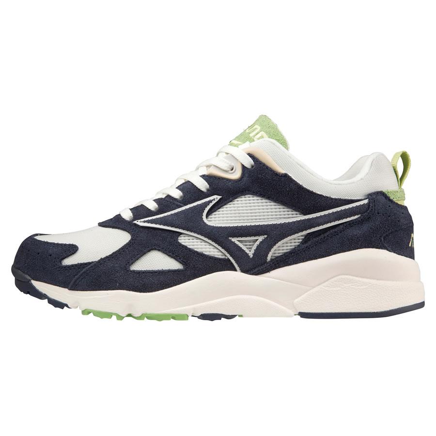 Mizuno Sports Style (ミズノスポーツスタイル) / スニーカー / SKY MEDAL - OFF WHITE x NAVY x GREEN / D1GA222501/ メンズ