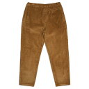 [正規品 無料ラッピング可] DEUS EX MACHINA ( デウスエクスマキナ ) / コーデュロイ イージーパンツ / INFINITY BEACH PANT - TAN / DMF224481 ベージュタン リラックスフィット ワイドシルエット