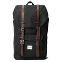 [正規品 無料ギフトラッピング可] Herschel Supply ハーシェルサプライ バックパック / Little America - Black x Chicory Coffee / 25L / 10014-05634 /リュックサック ブラック メンズ レディース 人気 女性 大人 通学 通勤 マザーバッグ ママバッグ送料無料