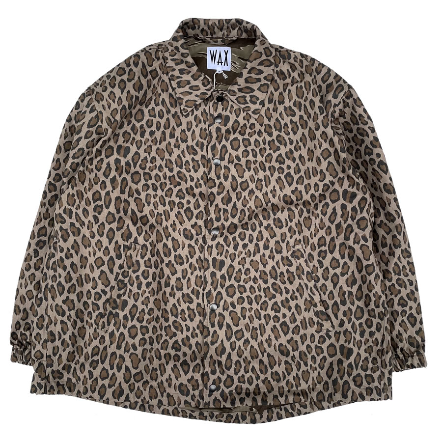 WAX(ワックス) / コーチジャケット ヒョウ柄 / BALLOON COACH JACKET - LEOPARD / WX-0236 / メンズ THM