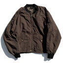 AXESQUIN.MODIFIED (ANV[YNC ) / tCgWPbg / INSULATED RCAF JACKET - DARK CHOCOLATE / 321036 / Y`R[guE  CT[V