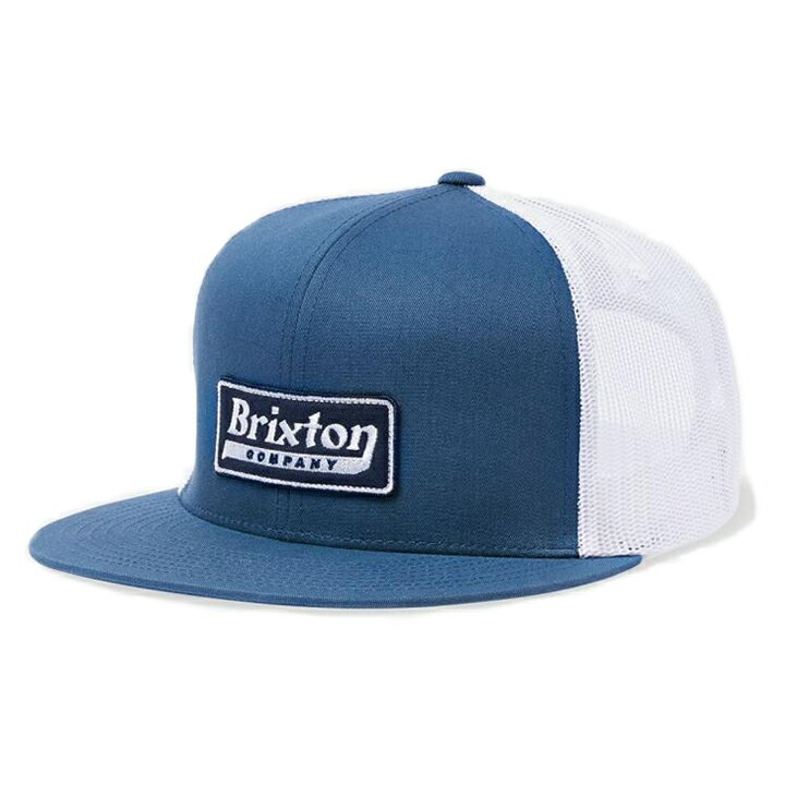 ブリクストン  帽子 メンズ BRIXTON ( ブリクストン ) / スナップバック メッシュキャップ 帽子 / STEADFAST HP MESH CAP - PACIFIC BLUE x WHITE / 11072-PCBWT / メンズ 23SP