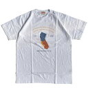 JHANKSON(ジャンクソン) / 半袖Tシャツ / CALL MAP TEE - WHITE / メンズ ホワイト カリフォルニア