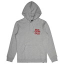 DEUS EX MACHINA ( デウスエクスマキナ ) / スウェット 裏起毛 プルオーバーパーカー / ILLUSIONS HOODIE - GREY MARLE /DMW228179