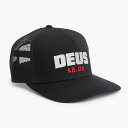 DEUS EX MACHINA ( デウスエクスマキナ ) / メッシュキャップ 帽子 / AKIN TRUCKER - BLACK/ DMW237775 / メンズ