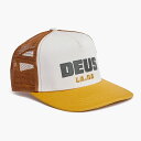 デウスエクスマキナ   帽子 メンズ DEUS EX MACHINA ( デウスエクスマキナ ) / メッシュキャップ 帽子 / AKIN TRUCKER - MUSTARD / DMW237775 / メンズ