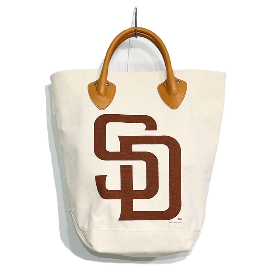 INFIELDER DESIGN x MLB / キャンバストートバッグ / MLB ROSE TOTE - SD PADRES / MLB-121 メジャーリーグ サンディエゴパドレス アメリカ