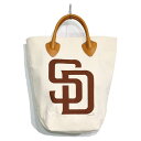 INFIELDER DESIGN x MLB / キャンバストートバッグ / MLB ROSE TOTE - SD PADRES / MLB-121 メジャーリーグ サンディエゴパドレス アメリカ
