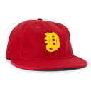 EBBETS FIELD FLANNELS(エベッツ) / 帽子 ベースボールキャップ ウール USA製 / DAIEI STARS 1949 VINTAGE BALLCAP / RED / メンズ