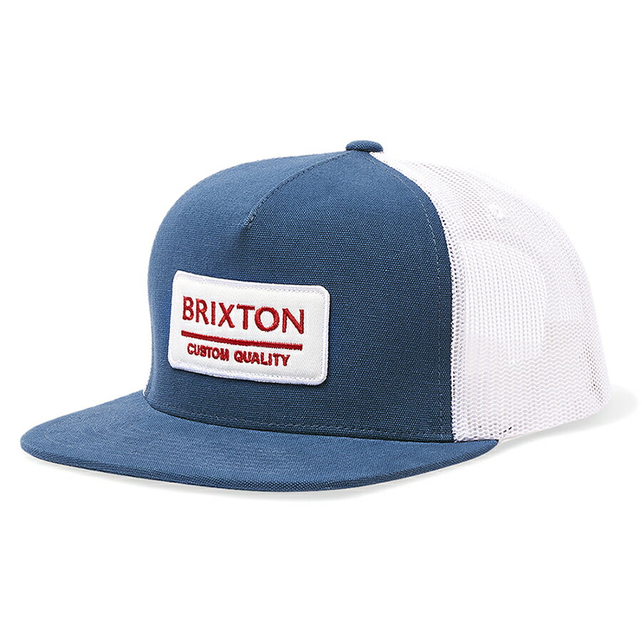 ブリクストン  帽子 メンズ BRIXTON ( ブリクストン ) / スナップバック メッシュキャップ 帽子 / PALMER PROPER MP MESH CAP - PACIFIC BLUE x WHITE / 11070 - PCBWT / メンズ 23SS ホワイト ブルー 白 青