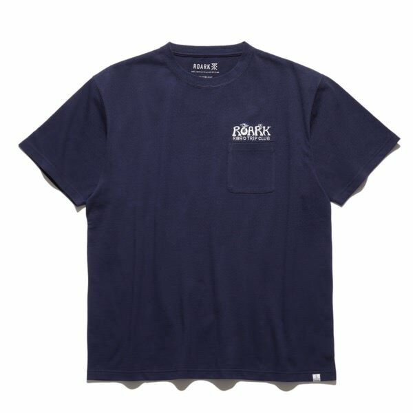 THE ROARK REVIVAL ロアーク / 半袖 Tシャツ / “ROAD TRIP CLUB" 9.3oz H/W TEE - NAVY / RTJHW920 / メンズ