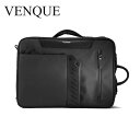 VENQUE (ヴェンク) / 3wayバッグ バックパック / FLY PACK - BLACK / 国内正規取扱店 / 1年間製品保証付き 1