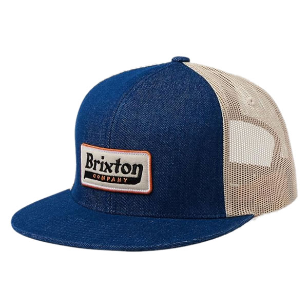 ブリクストン  帽子 メンズ BRIXTON ( ブリクストン ) / スナップバック メッシュキャップ 帽子 / STEADFAST HP MESH CAP - DENIM x WHITE CAP / 11072-DNMWC / メンズ 23HS デニム