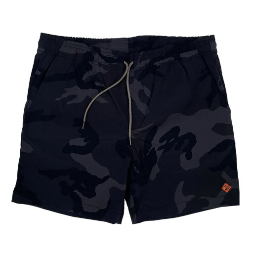 TURN ME ON(ターンミーオン) / CORDURA ストレッチ カモイージーショーツ - BLACK CAMO / 223-161 / メンズ ブラック 海パン 水陸両用 街履きボードショーツ TURN ME ON(ターンミーオン) / CORDURA ストレッチ カモイージーショーツ - BLACK CAMO / 223-161 / メンズ ブラック 海パン 水陸両用 街履きボードショーツ
