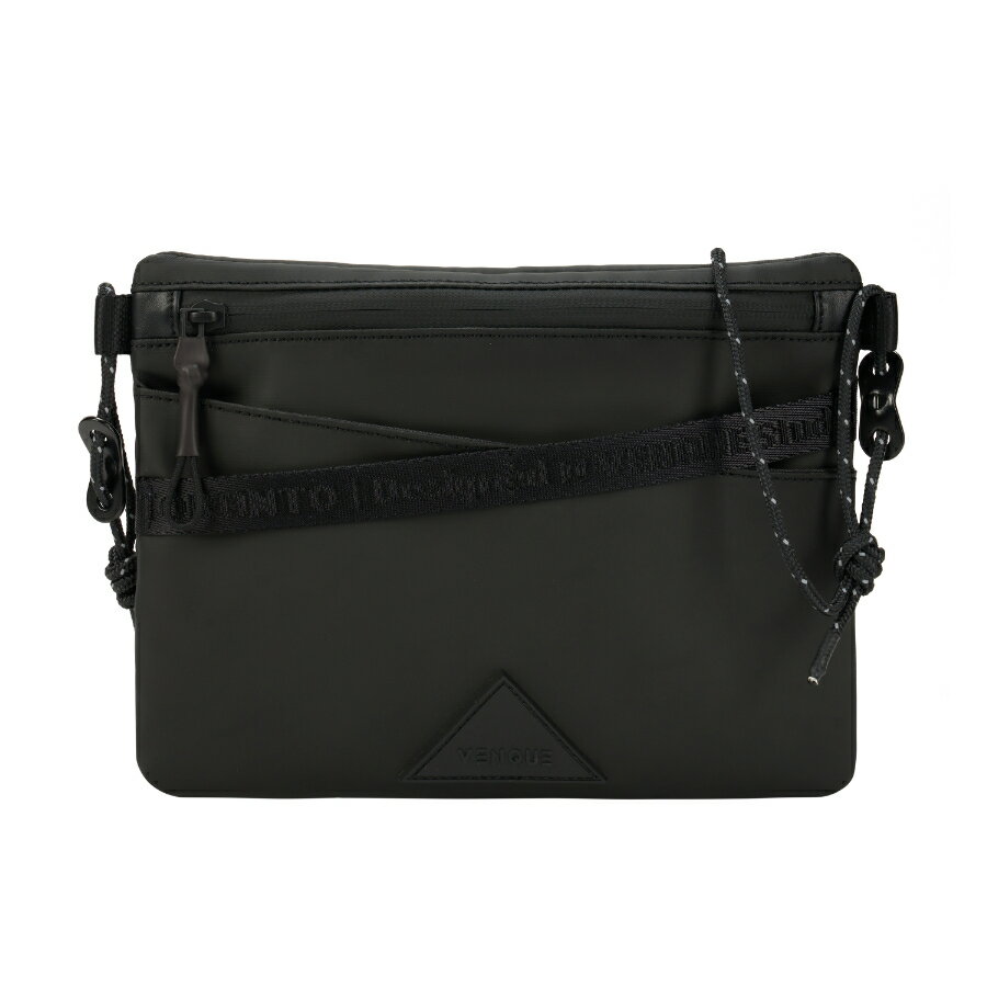 VENQUE (ヴェンク) / 防水 ボディーバッグ ポーチ / GEO CROSSBODY - BLACK / 国内正規取扱店 / 1年間製品保証付き